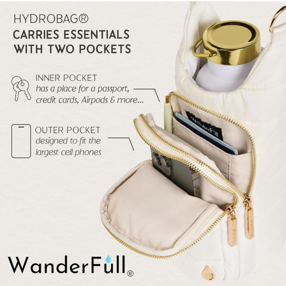 WanderFull® Original HydroBag® Collection, Water Bottle Holder Blue - Picture 12 of 16